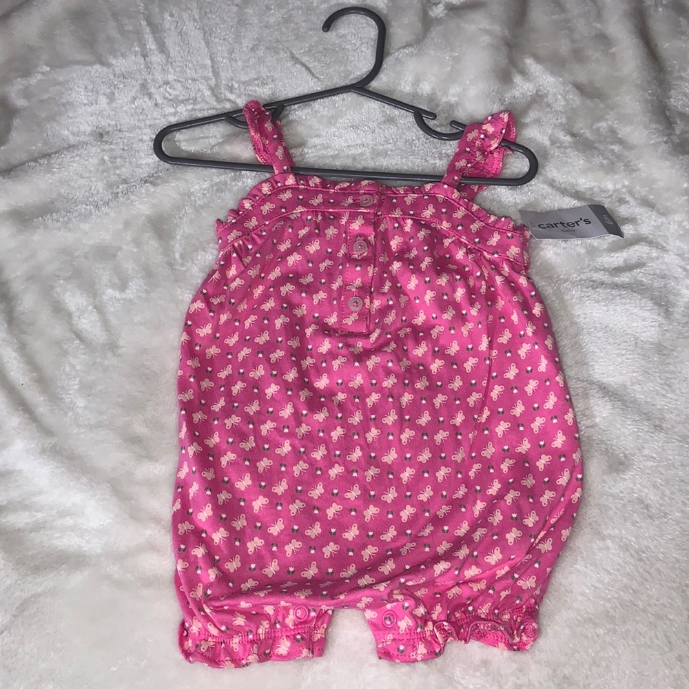 Baby girl pink romper